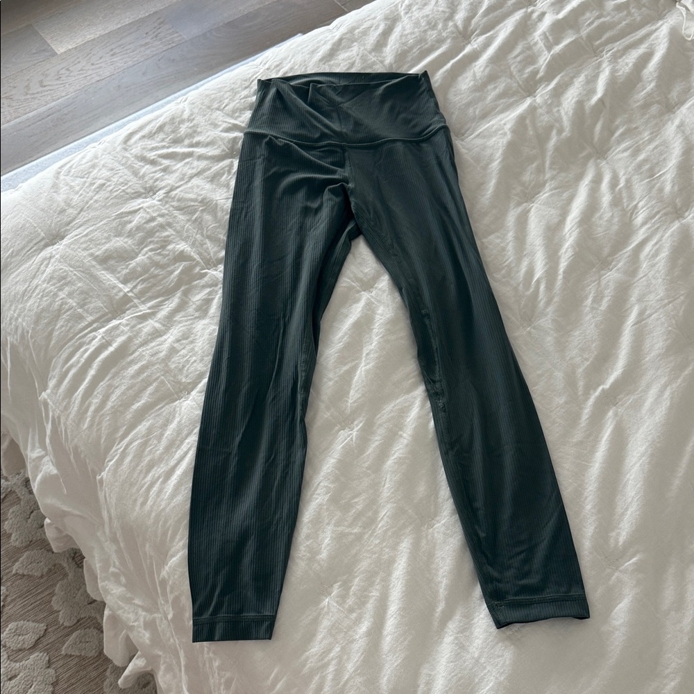 Lululemon Align Ribbed Leggings Green
